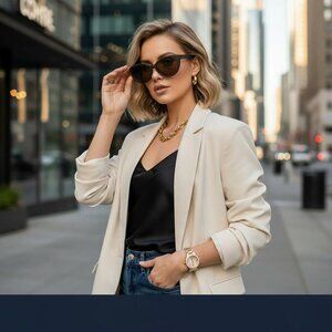 NEW Urban Catwalk Iconic Glam Trendy Designer Style Sunglasses TAUPE